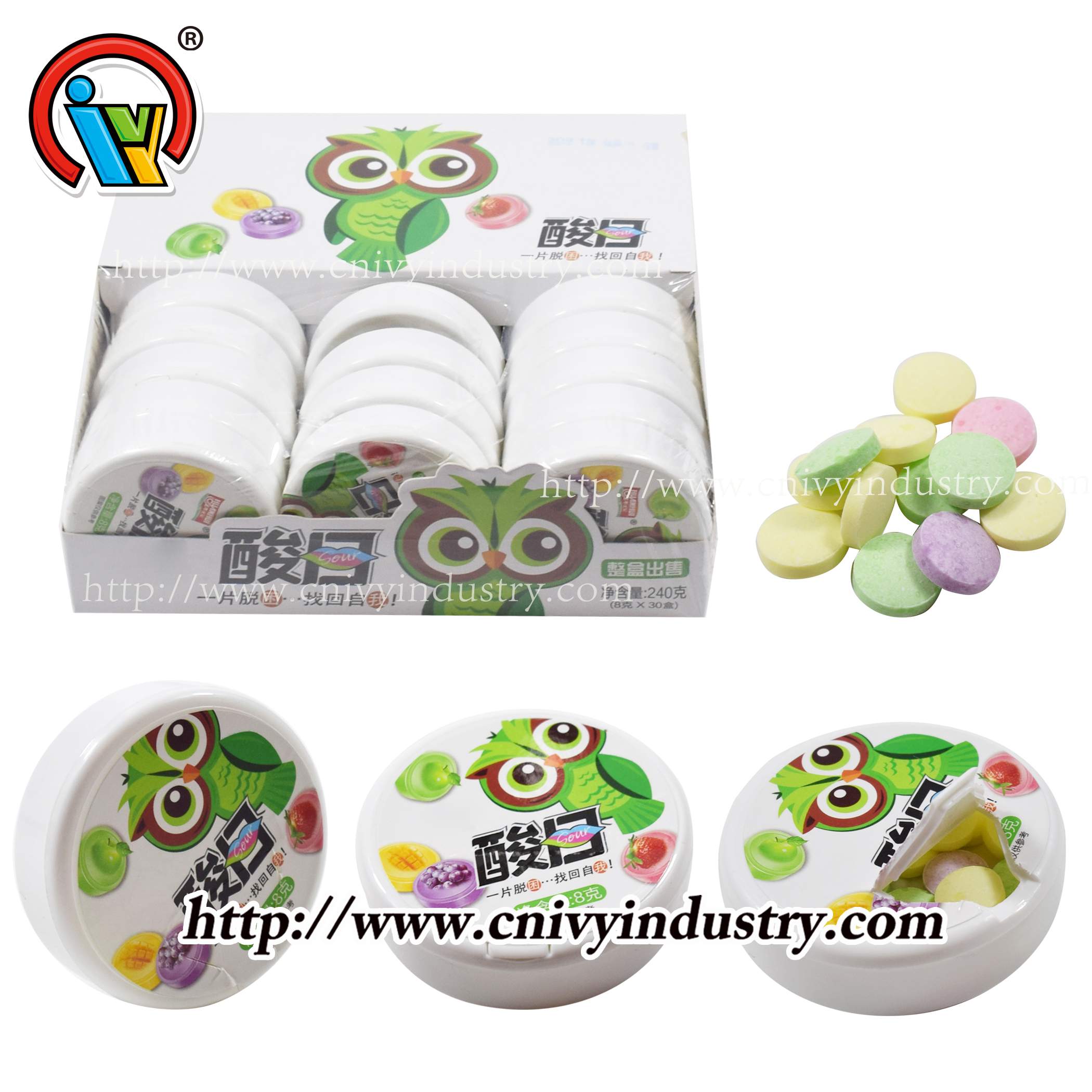 wholesale sour tablet pressed candy