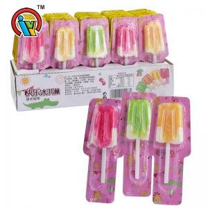 سعر المصنع الآيس كريم شكل الفواكه lollipop الحلوى