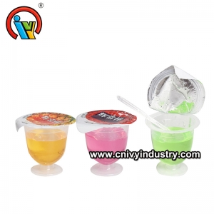 IVY سعر المصنع فاكهي نكهة مربى السائل الحلوى في كوب