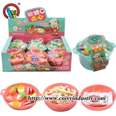 wholesale DIY Hot Pot with jelly gummy candy marshmallow liquid jam candy