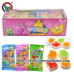 wholesale halal letter shape gummy candy manufacturer