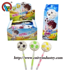 football shape glow stick lollipop candy supplier