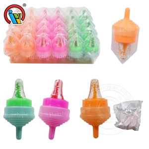 peg top nipple candy with sour powder candy
